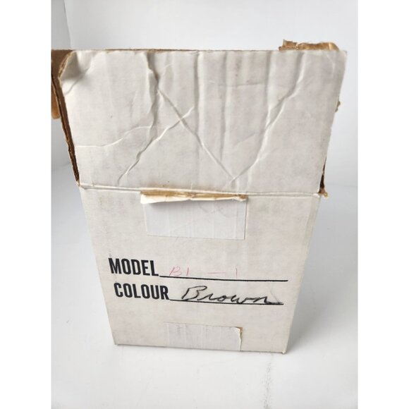 Vintage 5" Round Scented Wax Candle Brown Sphere - Picture 6 of 6